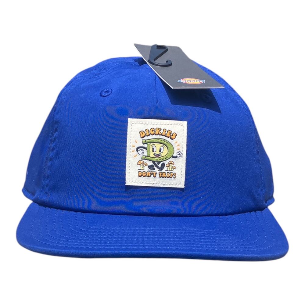 Dickies Skate "Don't Trip" Athletic Ball Cap Hat Cobalt Blue One Size